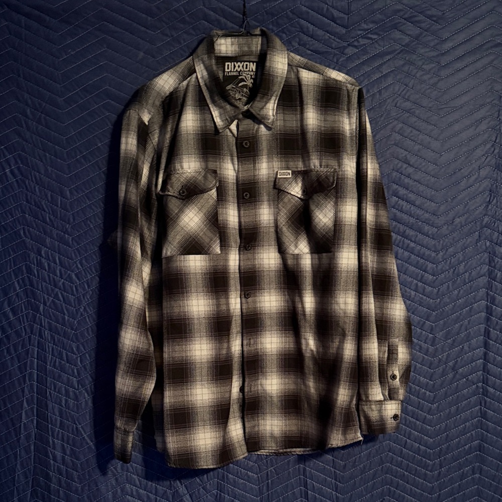 DIXXON Monochrome Plaid Men's Shirt